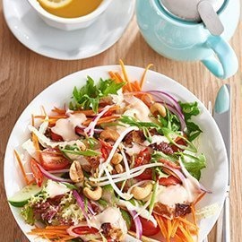 Asian Chicken Salad with Sweet Chili Lime Dressing Asian Chicken Salad with Sweet Chili Lime Dressing