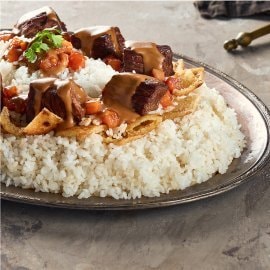 Beef Shank over Egyptian Fatta Beef Shank over Egyptian Fatta