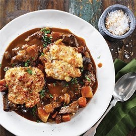Beef Stew with Cheddar Dumplings Beef Stew with Cheddar Dumplings