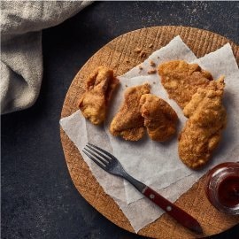 كبدة الدجاج البانية مع صوص الباربيكيو كبدة الدجاج البانية مع صوص الباربيكيو