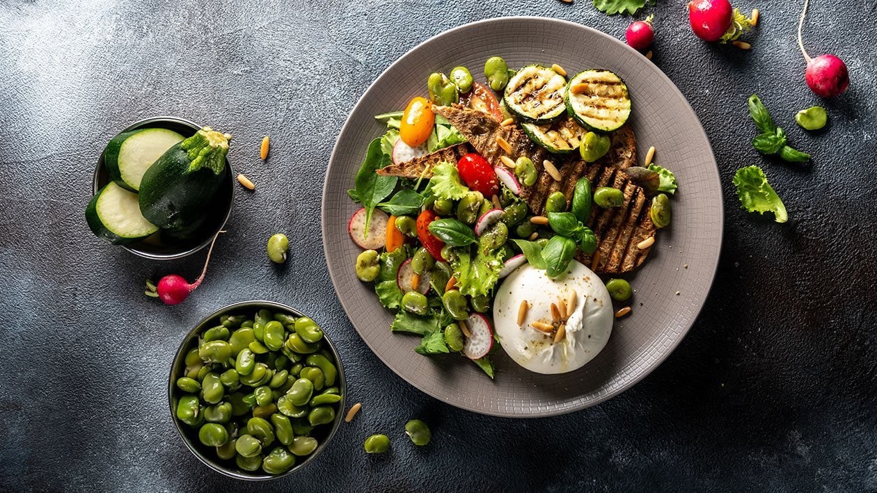 Burrata & Fava Bean Salad – - Recipe