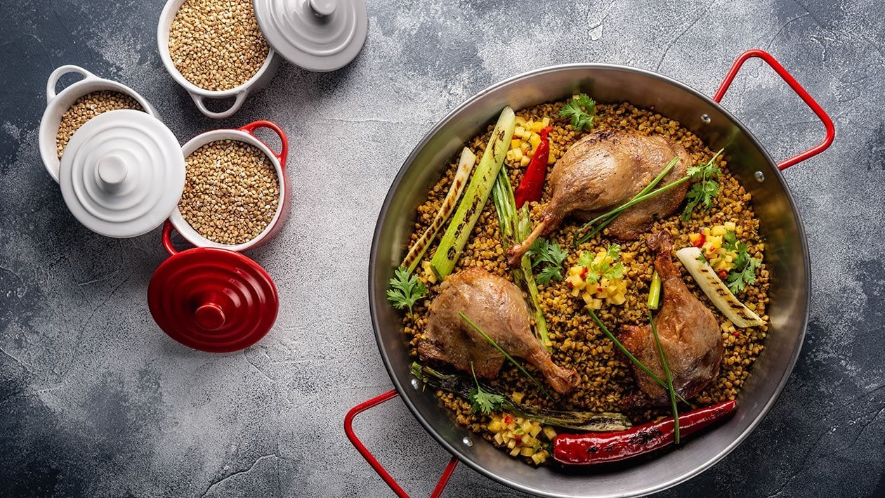 Crispy Duck With Buckwheat – - Recipe