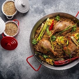 Crispy Duck With Buckwheat Crispy Duck With Buckwheat
