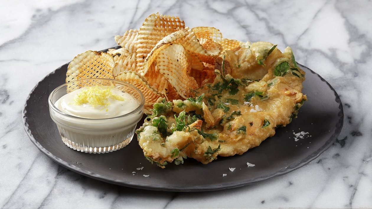 Garlic Herb Fish & Chips – - Recipe