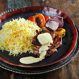 Grilled Chicken and Saffron Rice Grilled Chicken and Saffron Rice