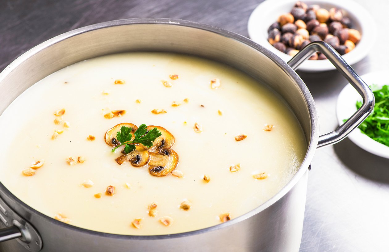 Hazelnut Mushroom Cream Soup – - Recipe