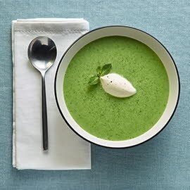 Leek, Spinach, Pea and Mint Soup Leek, Spinach, Pea and Mint Soup