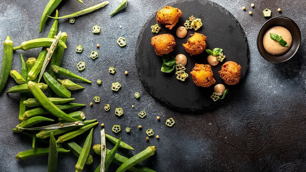 Okra Hush Puppies – - Recipe