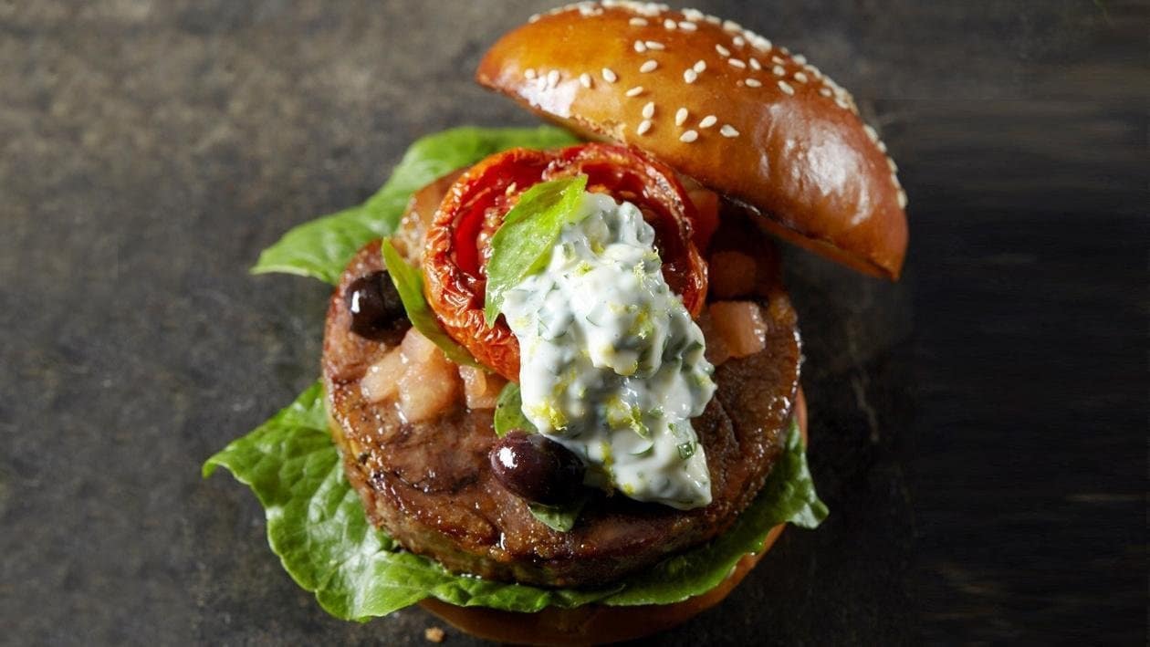 Ossobuco Burger with Gremolata Mayo – - Recipe