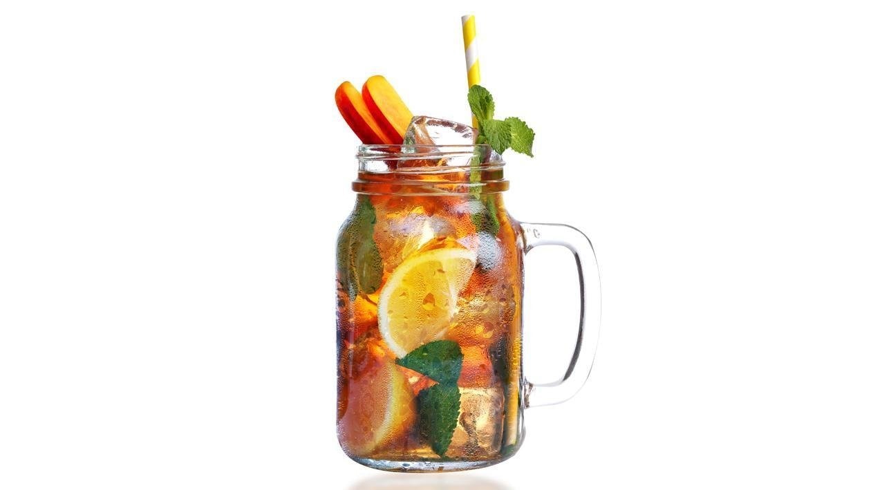 Peach Mint Lemon Ice Tea Peach Mint Lemon Ice Tea