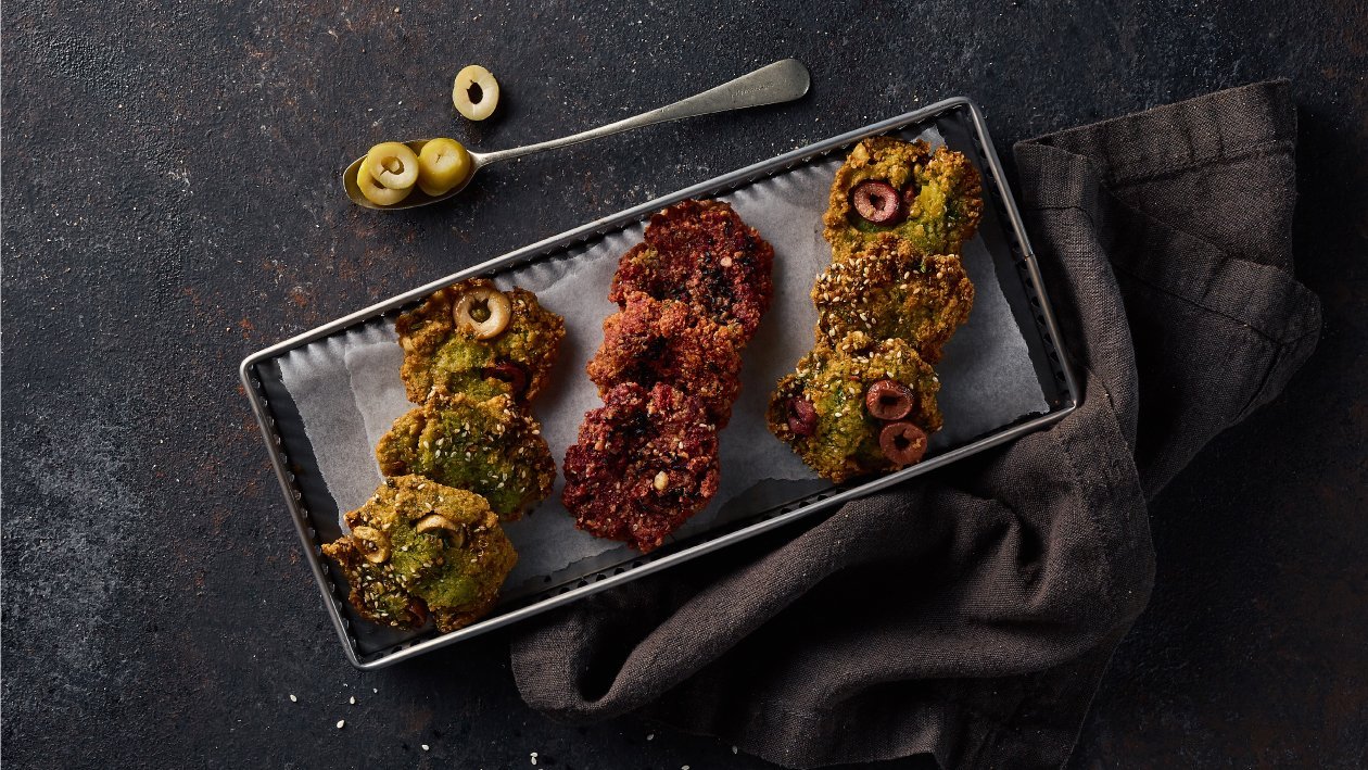 Roasted Garlic & Olive Falafel – - Recipe