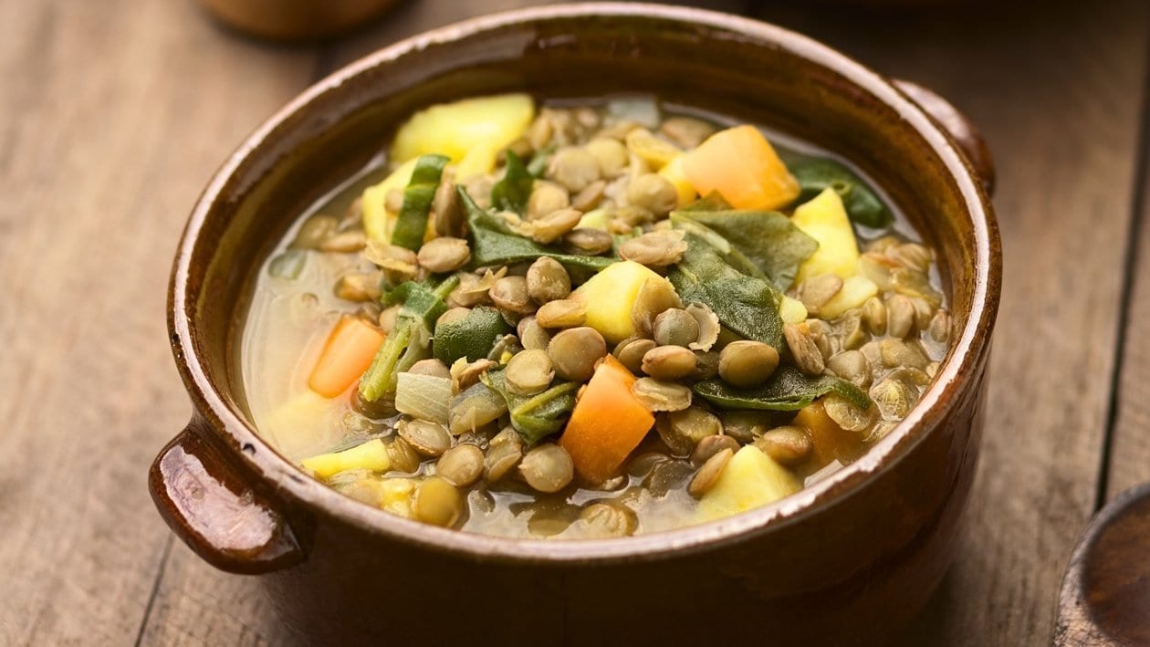 Spinach Lentil Soup – - Recipe
