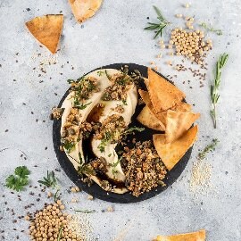 Tofu Hummus & Savoury Granola Tofu Hummus & Savoury Granola