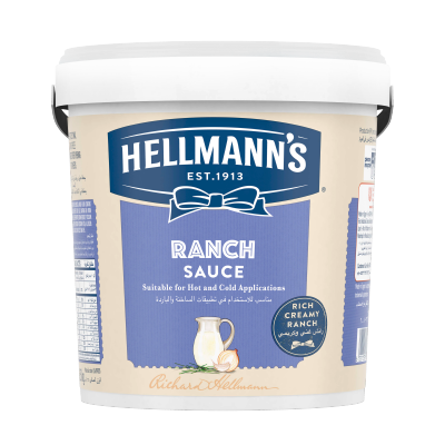 Hellmann's Ranch Sauce - Hellmann's Ranch Sauce delivers creamy, herb-infused flavor with a smooth, natural color and premium consistency.