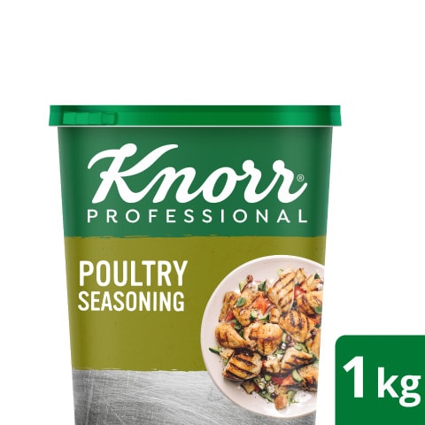 Knorr Poultry Seasoning (6x1kg) - Knorr Seasoning Range is made of natural spices, herbs and vegetables
