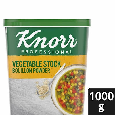 Knorr Professional Vegetable Stock Bouillon Powder (6x1.1Kg) - 