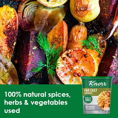 Knorr Professional Far East Seasoning (6x800g) - Knorr Seasoning Range is made of natural spices, herbs and vegetables