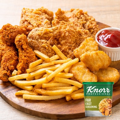 Knorr Far East Seasoning (6x800g) - Knorr Seasoning Range is made of natural spices, herbs and vegetables