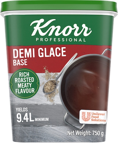 Knorr Professional Demi Glace Base (6x750g) - Our authentic demi-glace delivers the rich flavours to your sauce