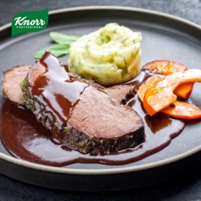 Knorr Professional Demi Glace Base (6x750g) - Our authentic demi-glace delivers the rich flavours to your sauce