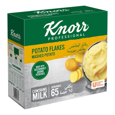 Knorr Mashed Potato (1x2Kg) - Knorr Mashed Potato provides a consistent dish, with minimal effort and ensures limited wastage