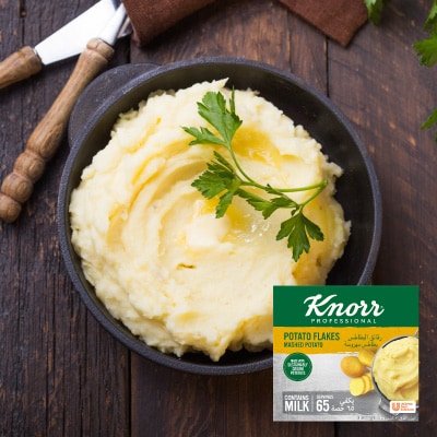 Knorr Professional Mashed Potato (1x2Kg) - Knorr Mashed Potato provides a consistent dish, with minimal effort and ensures limited wastage