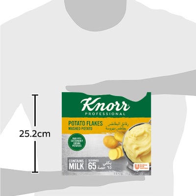 Knorr Professional Mashed Potato (1x2Kg) - Knorr Mashed Potato provides a consistent dish, with minimal effort and ensures limited wastage