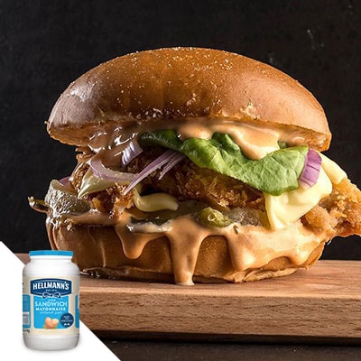 Hellmann's Sandwich Mayonnaise  (4x3.4Kg) - Our mayonnaise keeps hot sandwiches fresher for longer