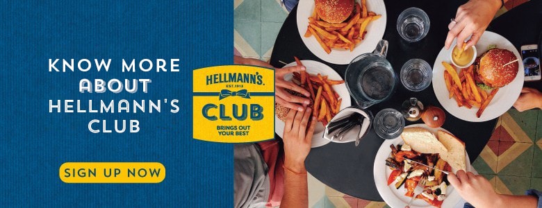 Sign up for Hellmann's Club 