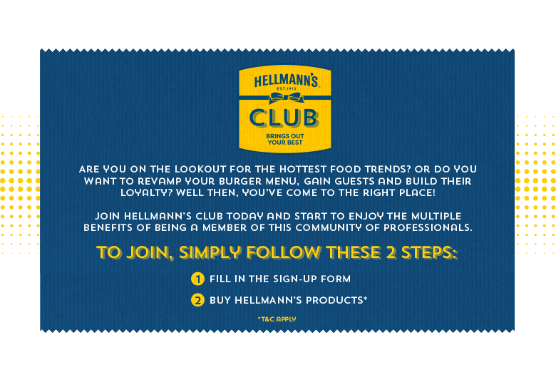 Steps to join Hellmann's Club Steps to join Hellmann's Club