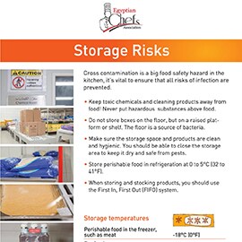 Poster – Storage Risks Poster – Storage Risks