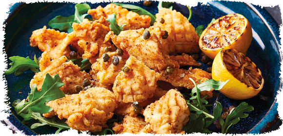 Crispy Squid with Smoked Chilli Aioli