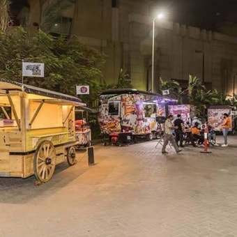 Food trucks court Food trucks court