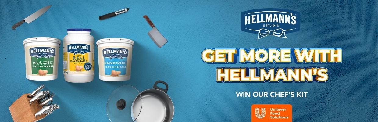 Hellmanns promotional banner Hellmanns promotional banner